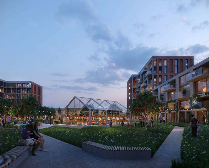 De daktuin, een oase van rust in de stad De daktuin, een oase van rust in de stad